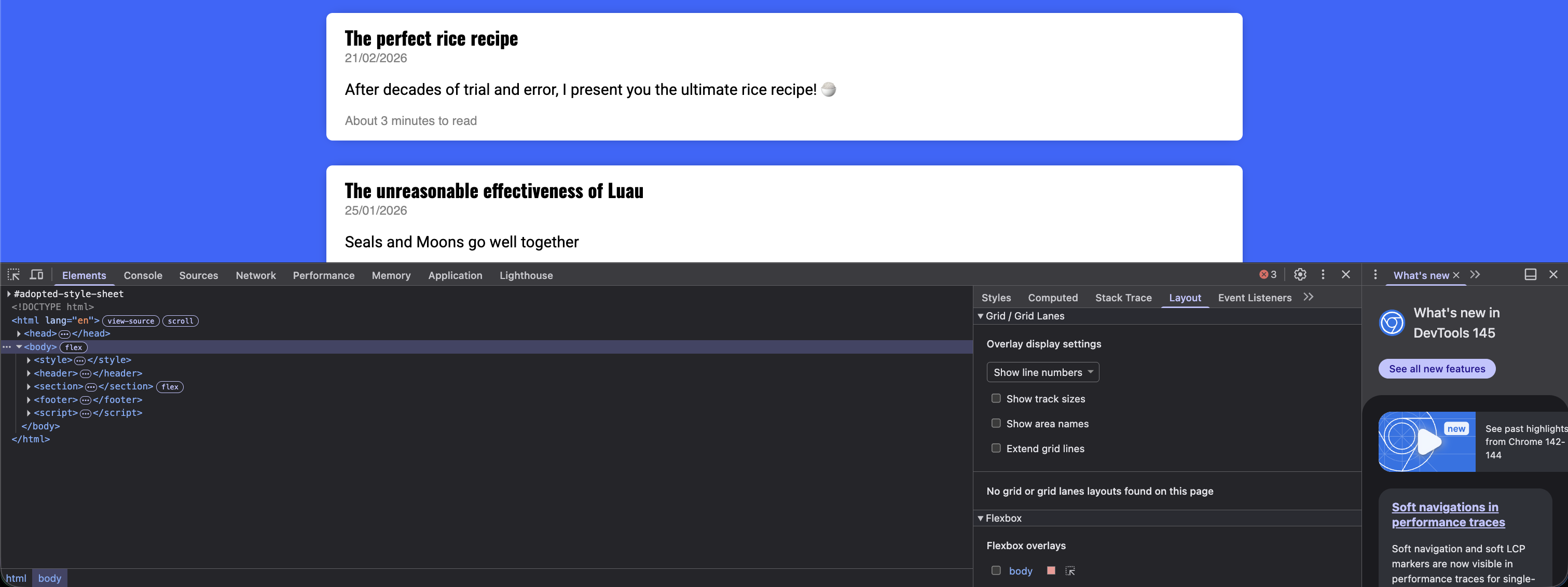The chrome developer tools in dark mode opened on the console tab